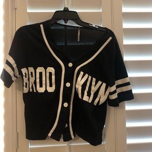 Brooklyn Buttoned Varsity Shirt